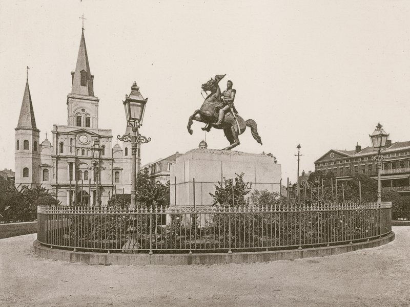 Jackson Square, New Orleans (hlubotisk) od American School