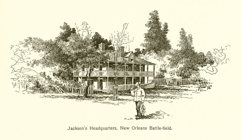 Sídlo Jacksons, bojiště New Orleans od American School