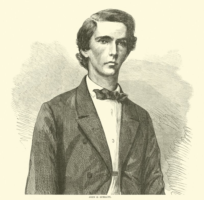 John H Surratt, duben 1865 od American School