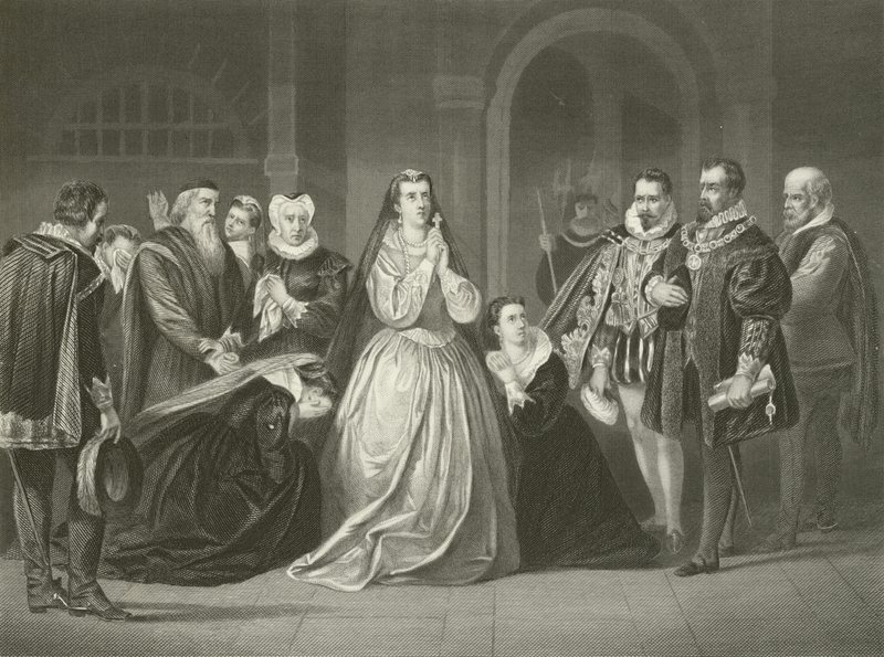 Poslední chvíle Marie, skotské královny, 1587 od American School