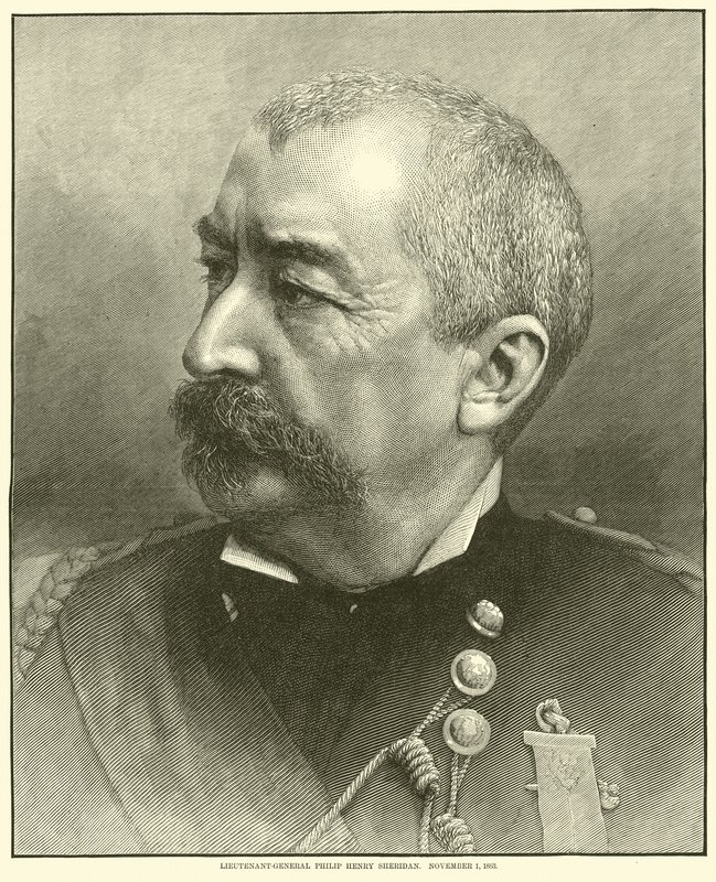 Generálporučík Philip Henry Sheridan, 1. listopadu 1883, květen 1864 od American School