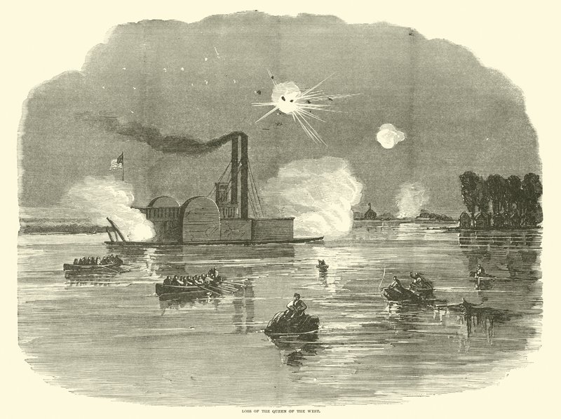 Ztráta královny Západu, únor 1863 od American School