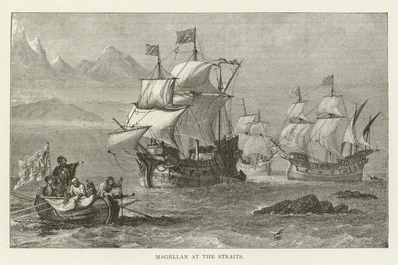 Magellan v průlivu od American School