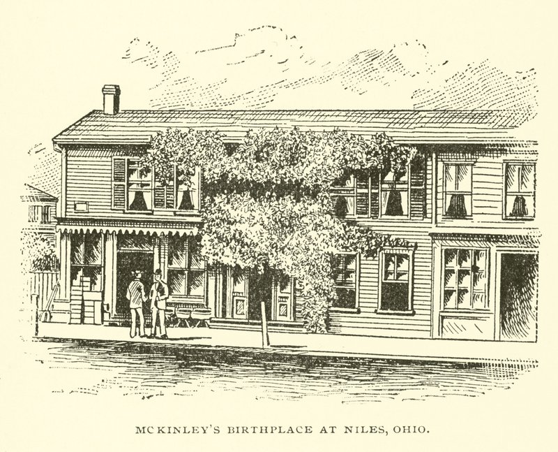 McKinleys rodiště v Niles, Ohio od American School