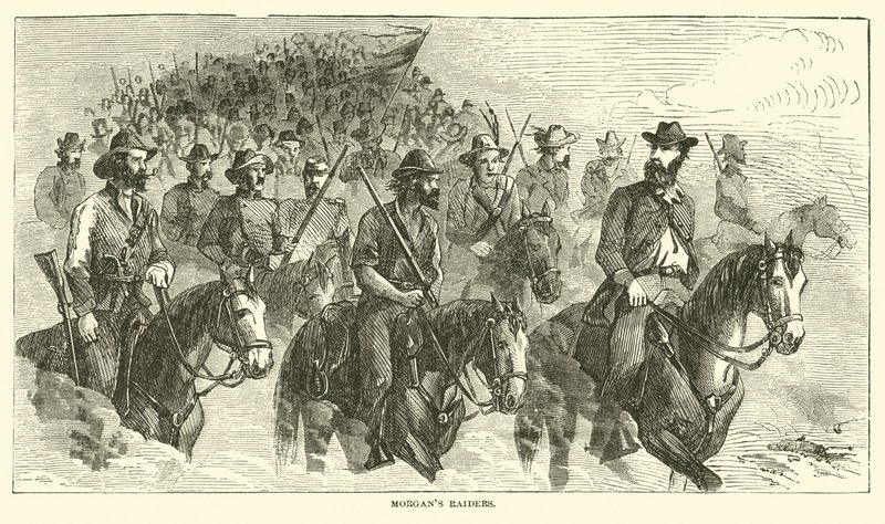 Morgans Raiders, červenec 1863 od American School
