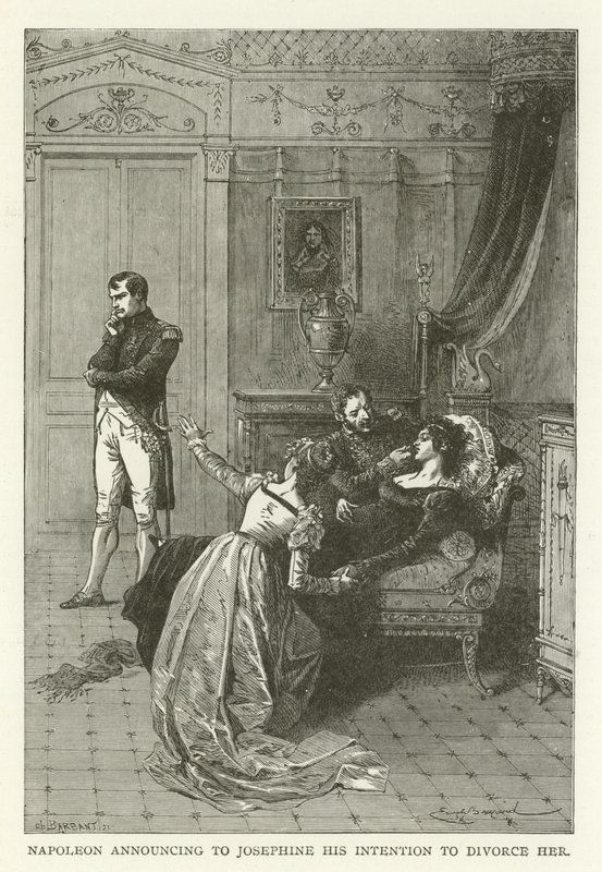 Napoleon oznámil Josephíně svůj úmysl se s ní rozvést od American School