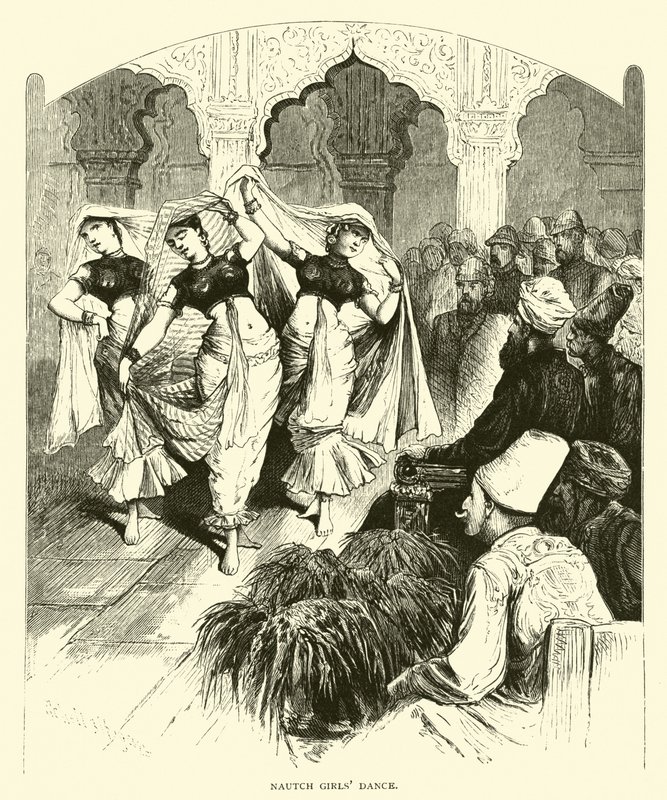 Nautch girls tančí od American School