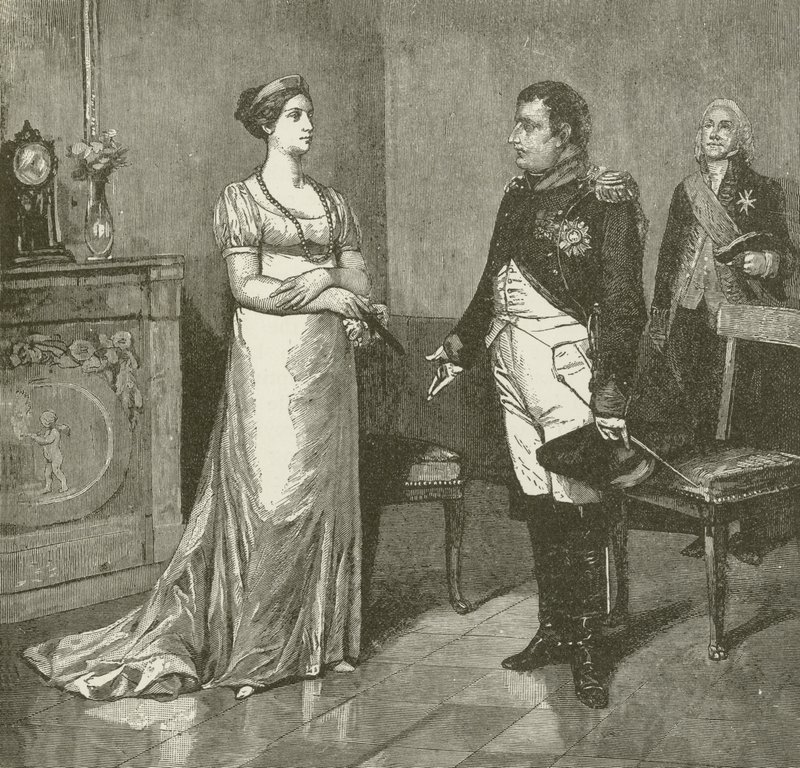 Napoleon oznamuje Josephine její rozvod od American School