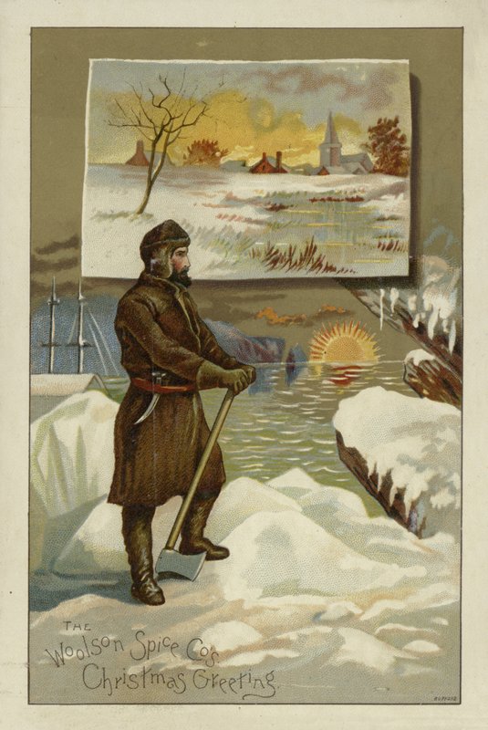 severní pól (chromolitho) od American School