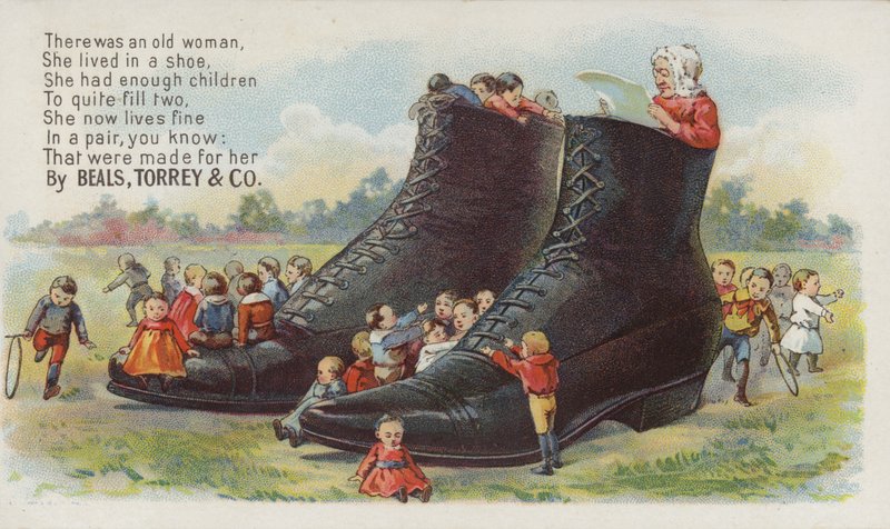 Stará žena V Botě od American School