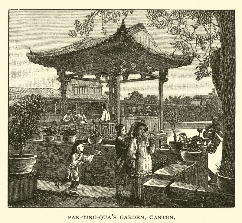 Pan-ting-Quas Garden, Kanton od American School