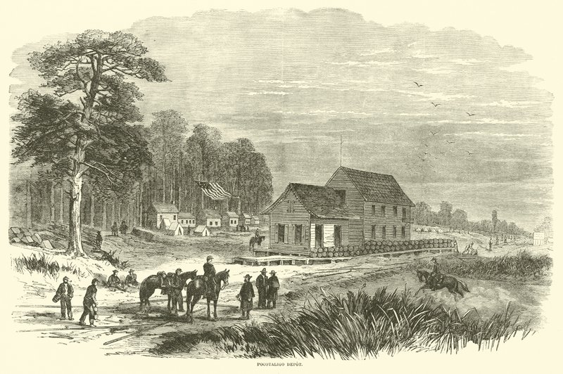 Pocotaligo Depot, leden 1865 od American School