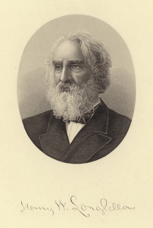 Portrét Henry Wadsworth Longfellow od American School