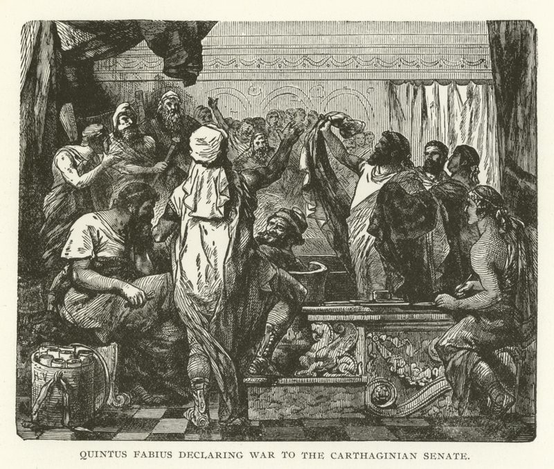 Quintus Fabius vyhlašuje válku kartáginskému senátu od American School