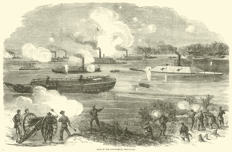 Raid of the Confederate Iron-Cads, únor 1865 od American School
