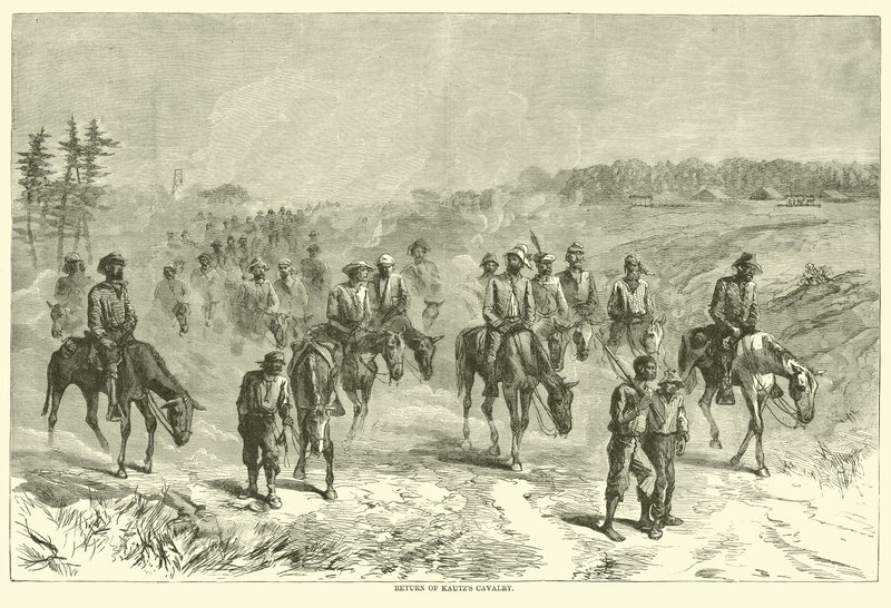 Návrat Kautzovy kavalérie, červen 1864 od American School