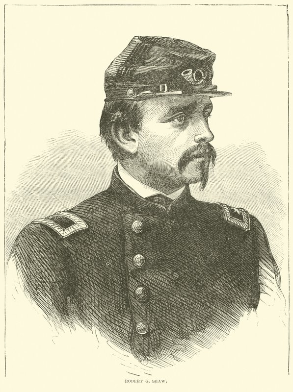 Robert G Shaw, červenec 1863 od American School