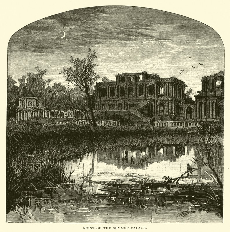 Ruiny letohrádku od American School