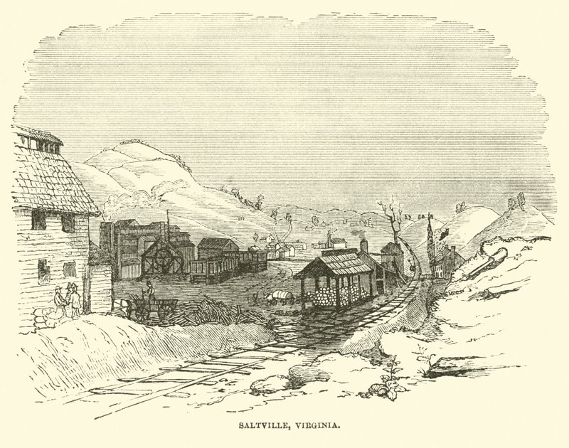 Saltville, Virginie, prosinec 1864 od American School