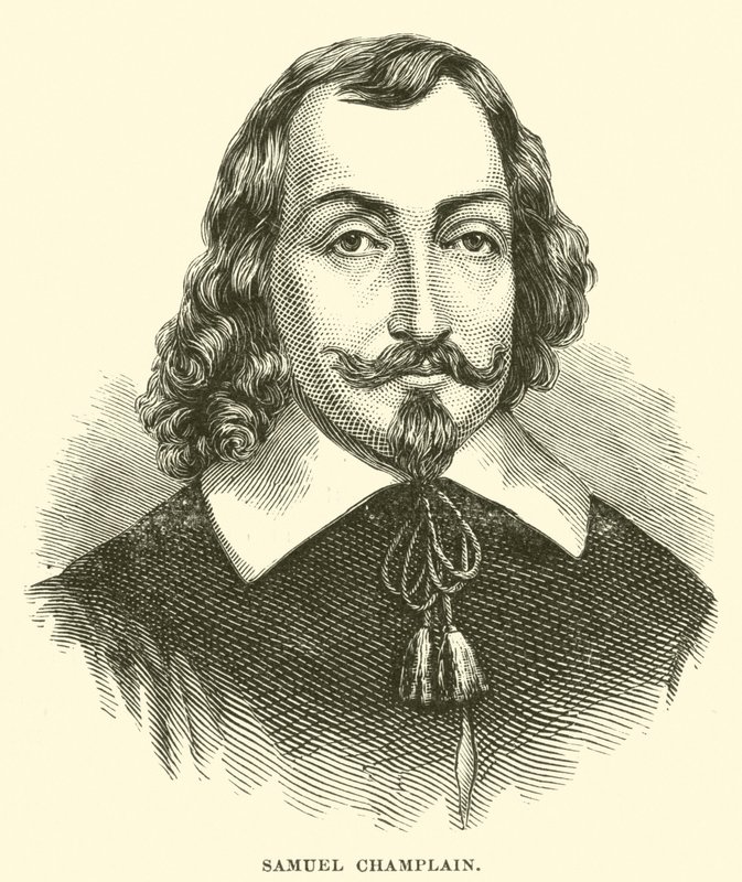 Samuel Champlain (rytina) od American School