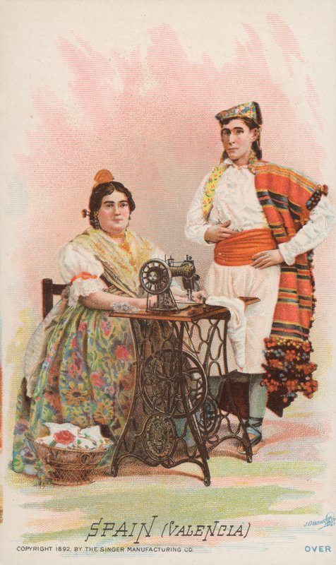 Šicí stroj, Španělsko, Valencie od American School