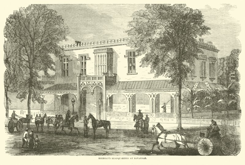 Shermans Headquarters at Savannah, prosinec 1864 od American School