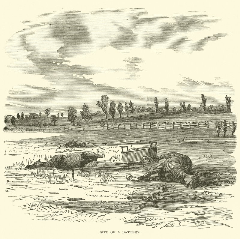Místo baterie, září 1862 od American School