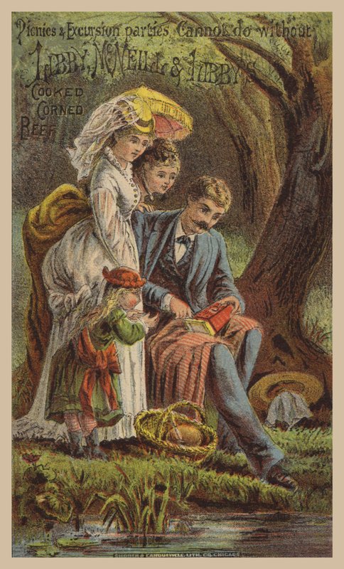 Posezení u řeky otevření Corned Beef od American School