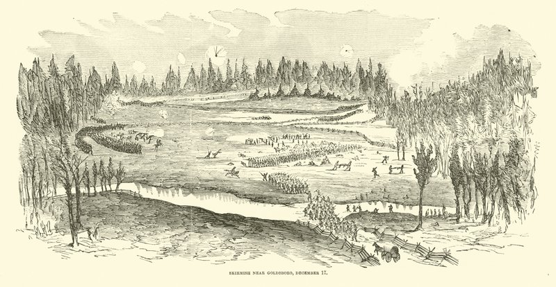 Potyčka poblíž Goldsboro, 17. prosince, prosinec 1862 od American School