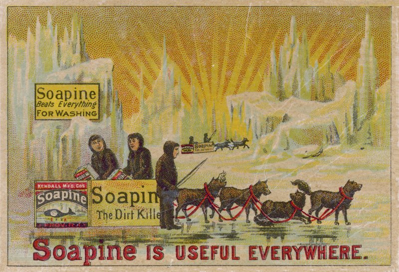 Soapine, zabiják špíny, na severním pólu od American School