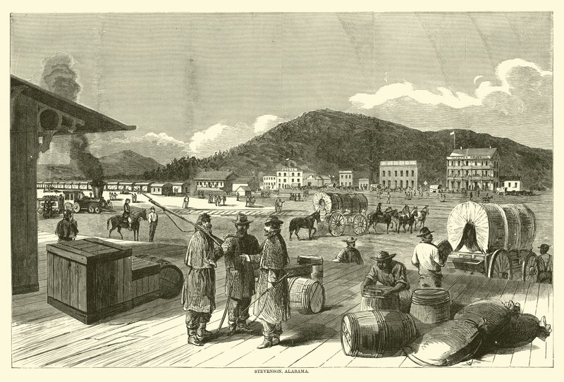 Stevenson, Alabama, srpen 1863 od American School