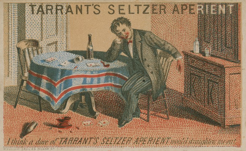 Tarrants Seltzer Aperient, obchodní karta od American School
