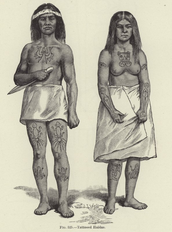 Tattooed Haidas od American School