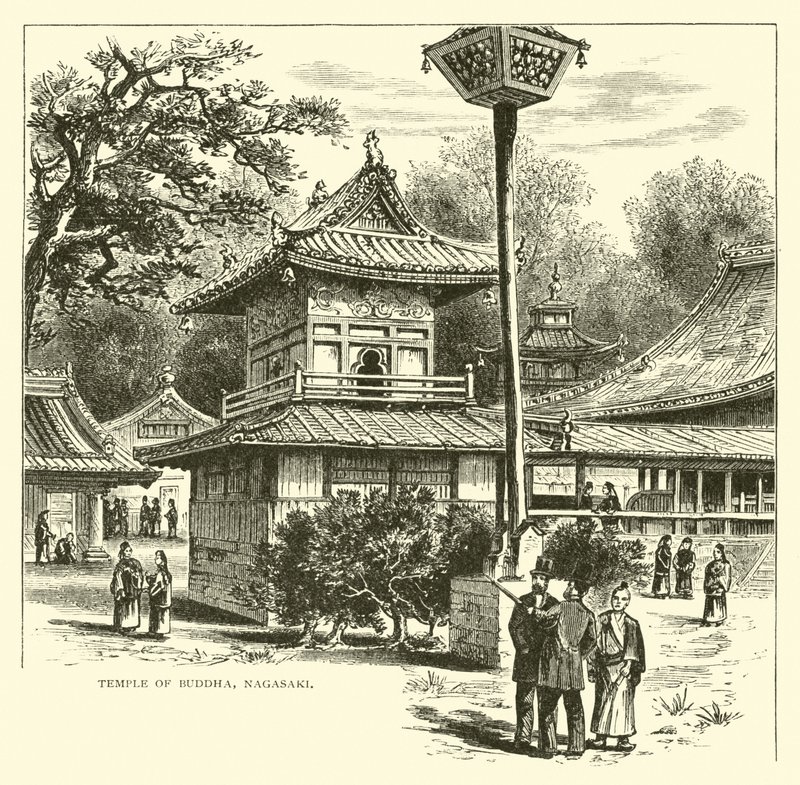 Buddhův chrám, Nagasaki od American School