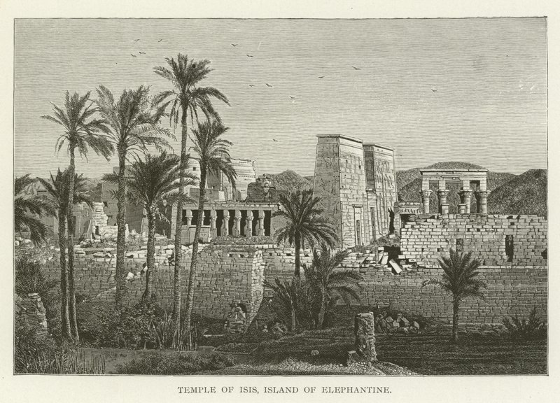 Chrám Isis, ostrov Elephantine od American School