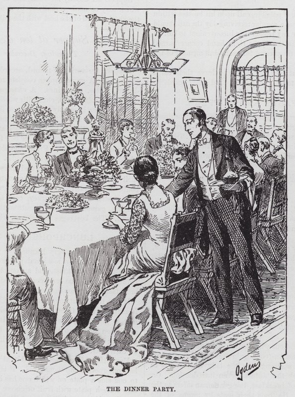 The Dinner Party (rytina) od American School
