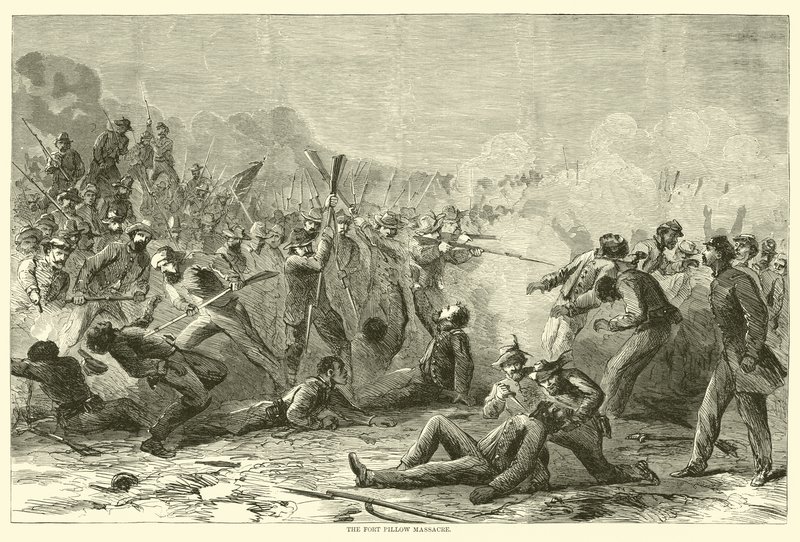 The Fort Pillow Massacre, duben 1864 od American School