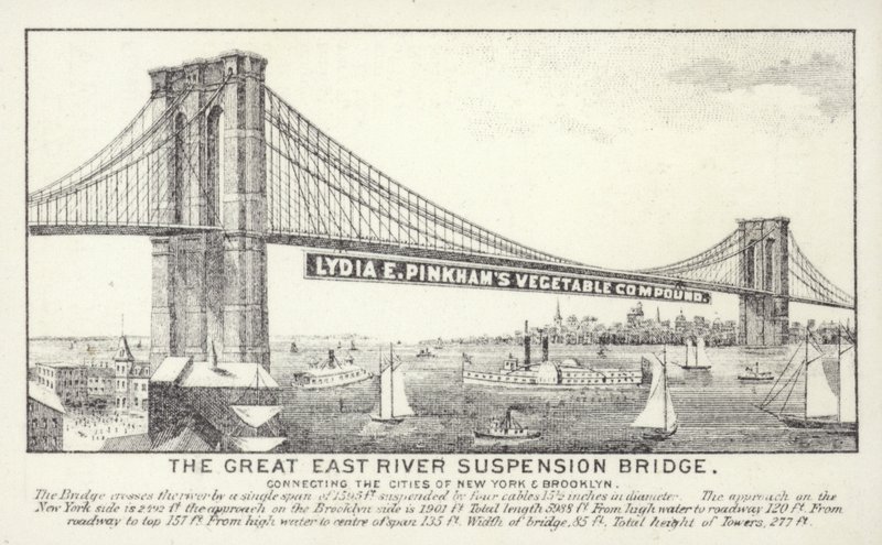 Velký visutý most East River, New York od American School