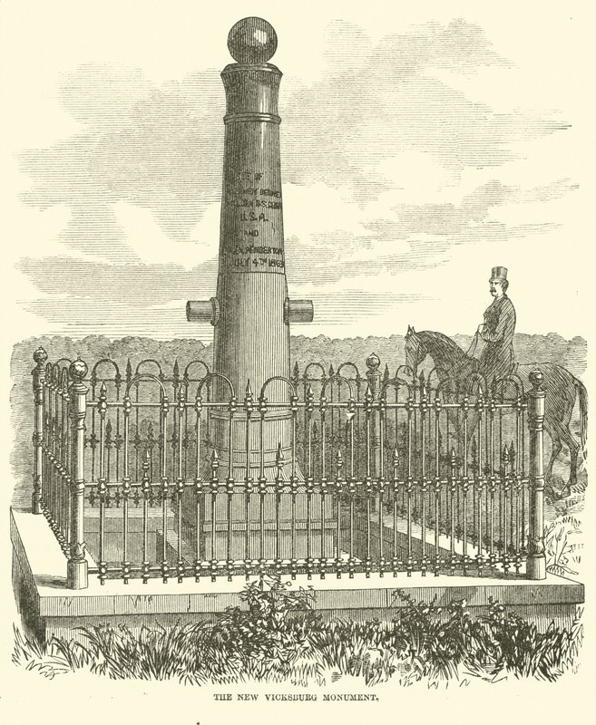 Památník New Vicksburg, červenec 1863 od American School