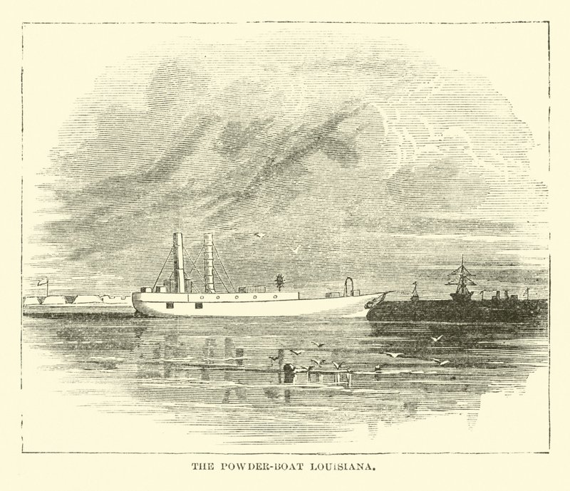 Powder-boat Louisiana, prosinec 1864 od American School