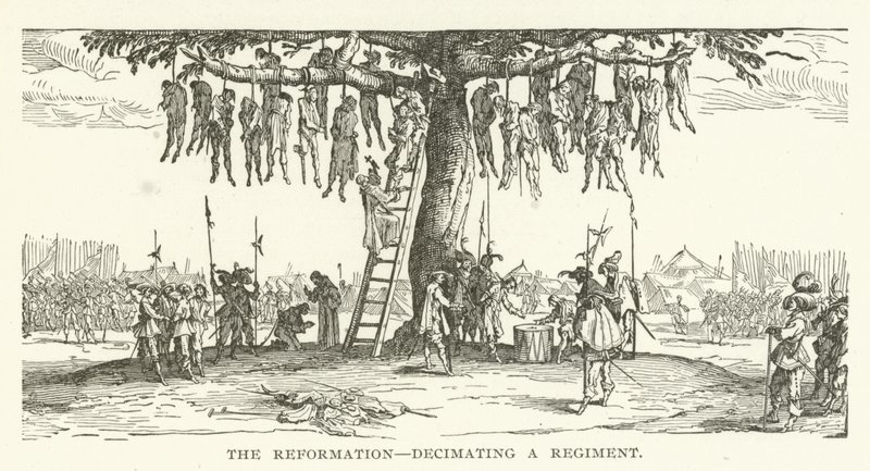 Reformace, decimující regiment od American School
