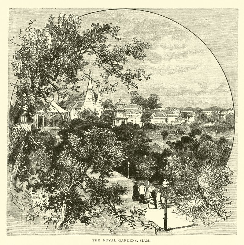 Královské zahrady, Siam od American School