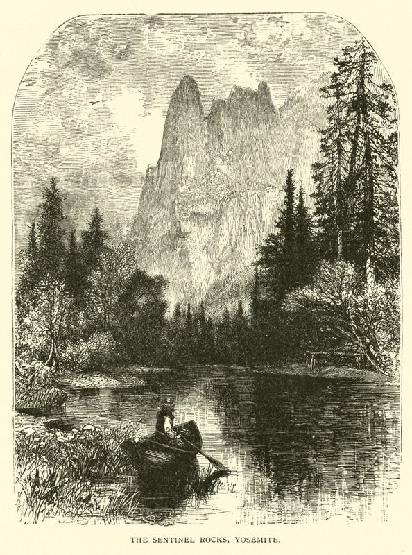 The Sentinel Rocks, Yosemite od American School