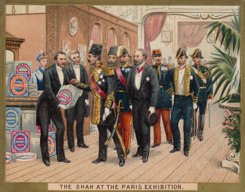 Šáh na pařížské výstavě od American School