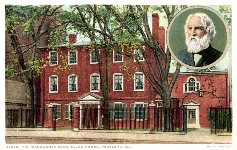 The Wadworth Longfellow House, Portland, Maine od American School