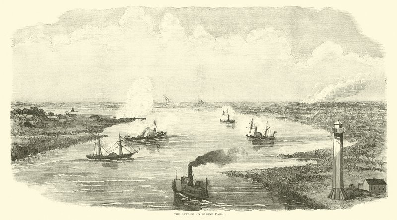 Útok na průsmyk Sabine, listopad 1863 od American School