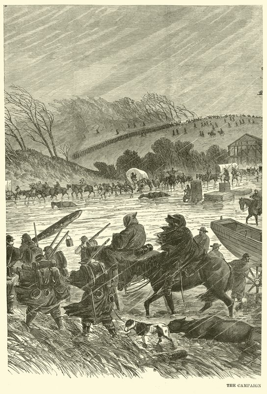 Kampaň v bahně, leden 1863 od American School