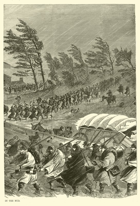 Kampaň v bahně, leden 1863 od American School
