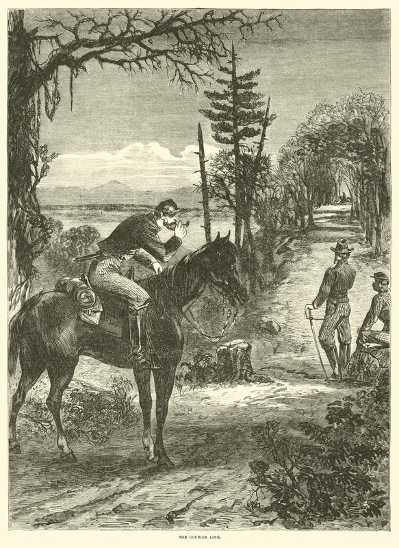 Kurýrní linka, duben 1863 od American School