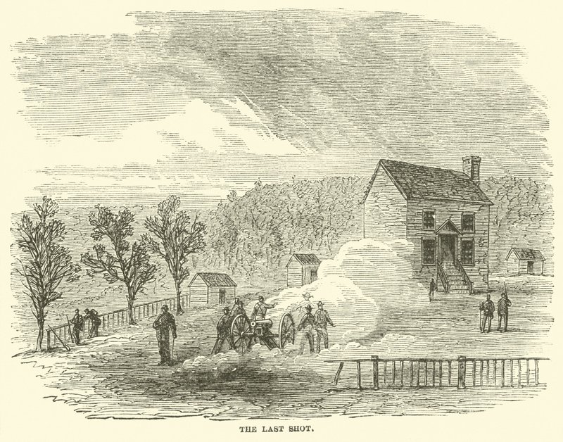 Poslední výstřel, duben 1865 od American School